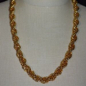 Vintage JORDAN MARSH Heavy Twist Necklace